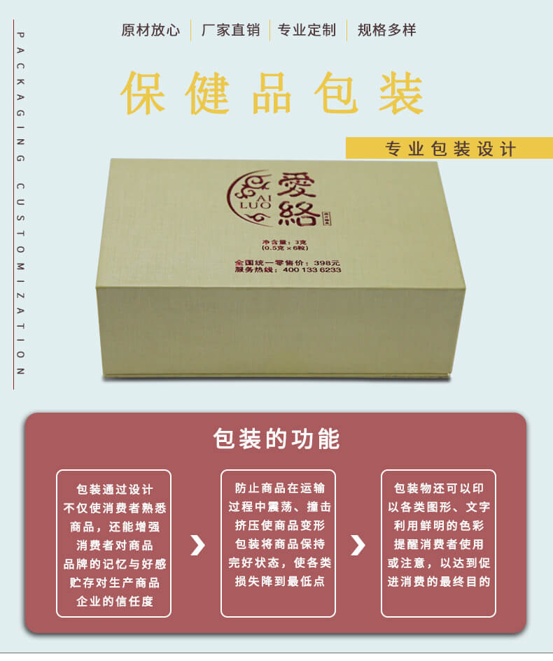 保健品包裝盒產品詳情