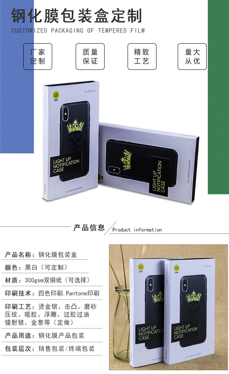 鋼化膜包裝盒產品詳情