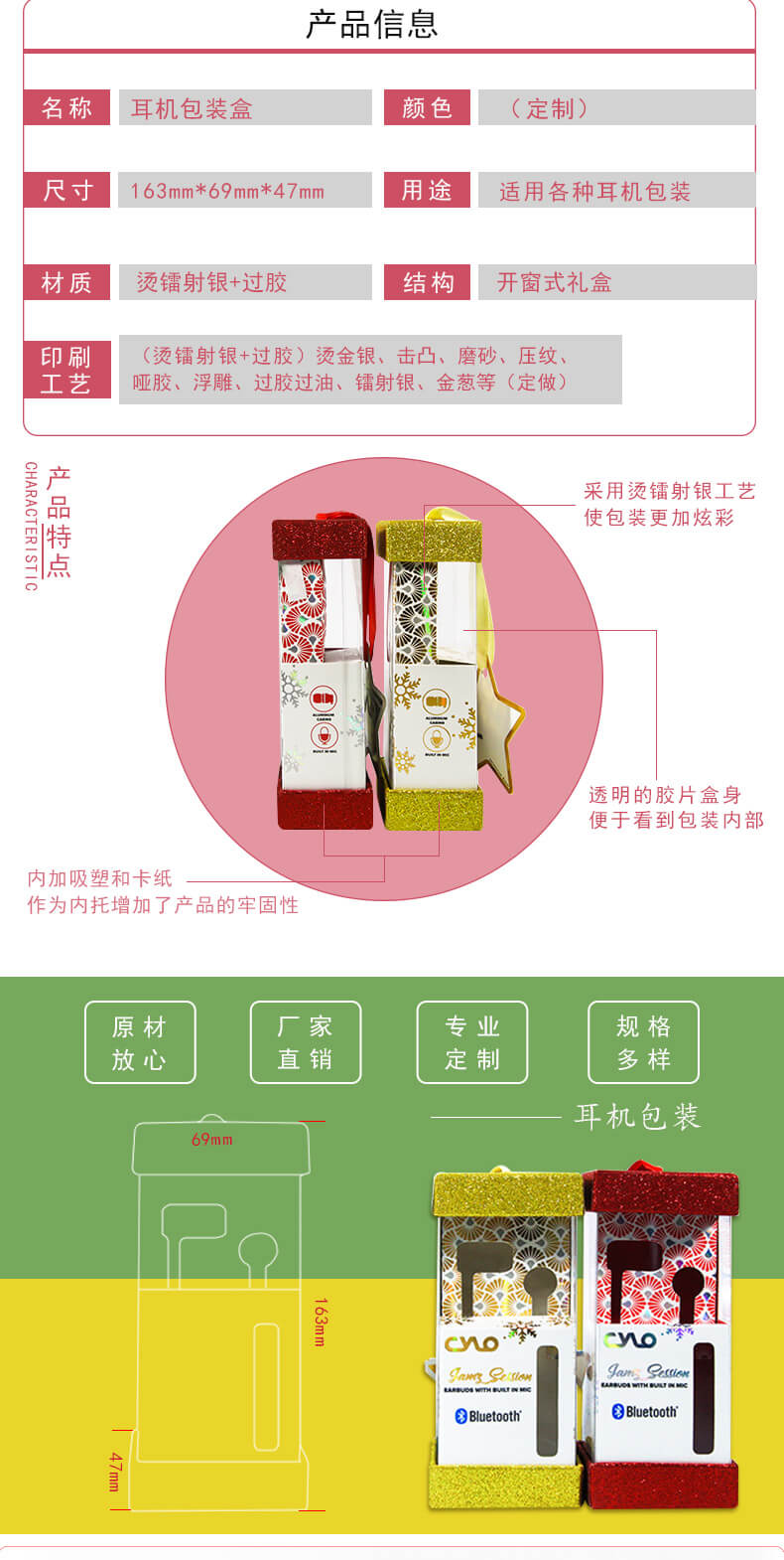 彩盒產品參數