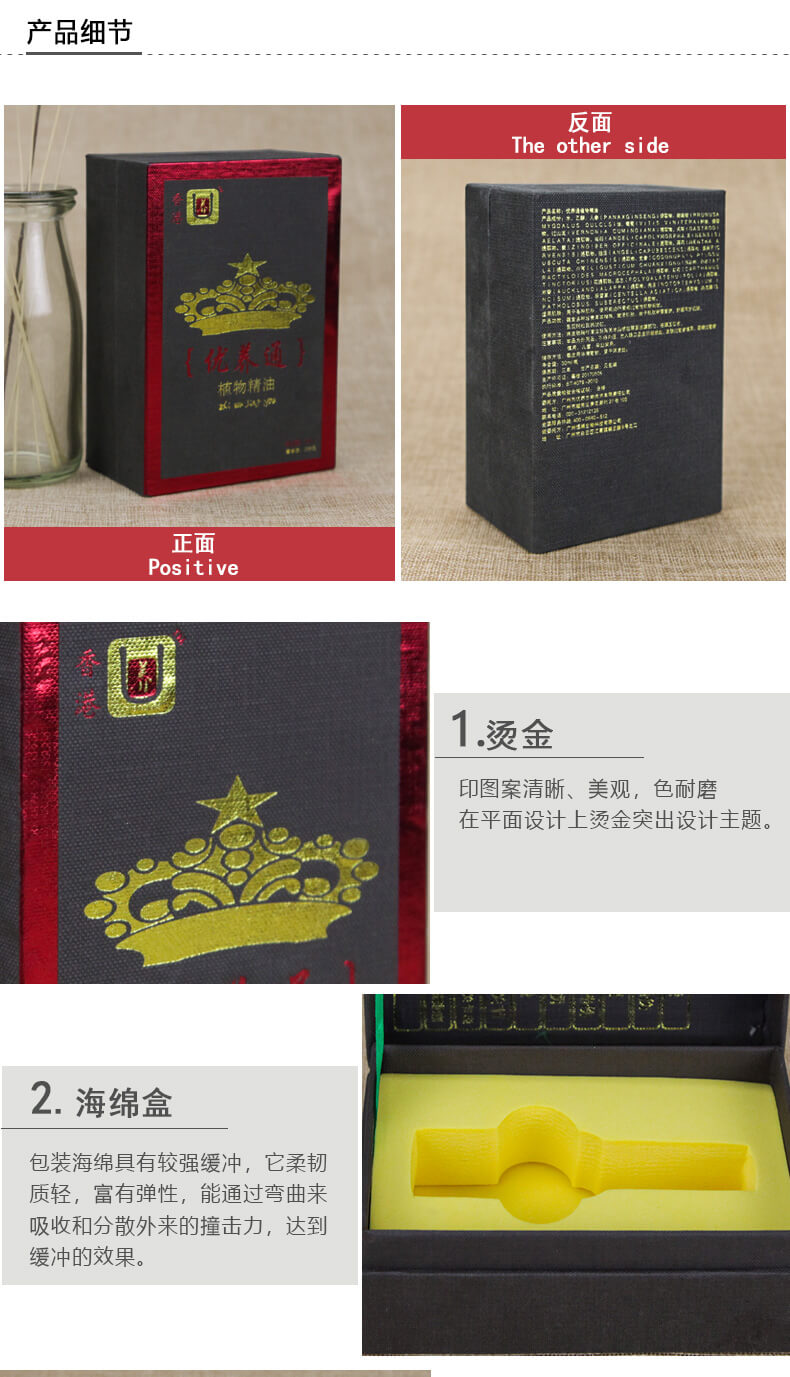 精油包裝產品參數