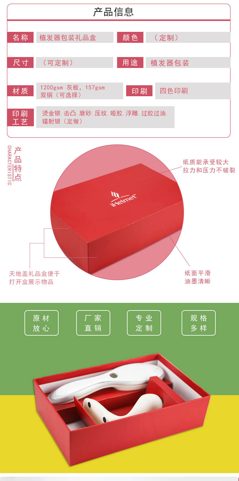 禮品包裝產(chǎn)品參數(shù)介紹