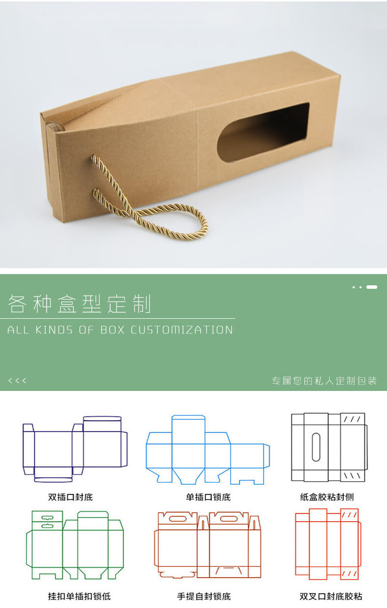 白酒包裝盒刀線圖