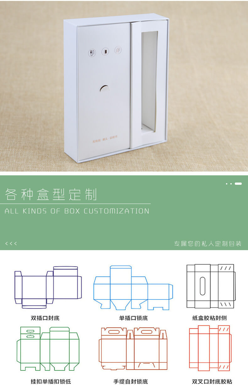 禮品盒刀線展示
