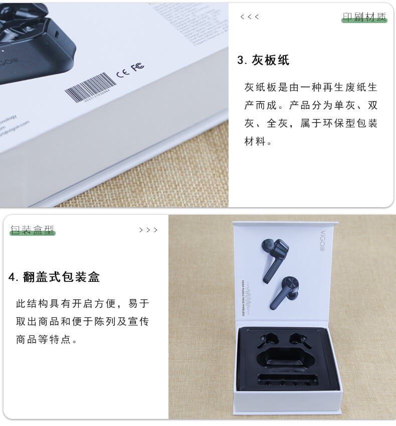 藍牙耳機包裝工藝展示