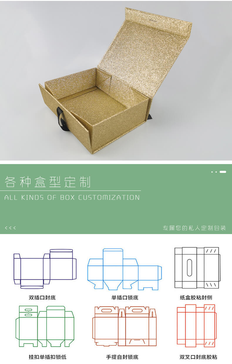 折疊禮品盒產品刀線展示